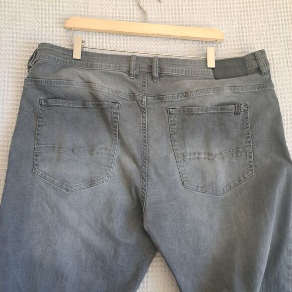 Buffalo David Bitton Men's Driven-X Basic Gray Straight Stretch Jeans 40 X 30 - Picture 4 of 6